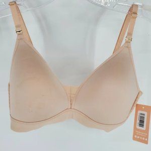 ThirdLove 24/7 Seamless Stripe Wireless Bra 32B 1/2
